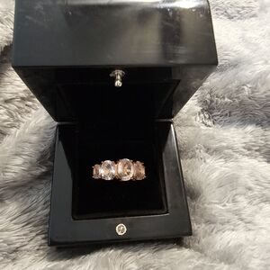 Chic Sterling Silver and Copper Women's Ring